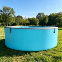Piscine gonflable en PVC de haute qualité pour l'extérieur, avec technologie Drop Stitch, haute densité, pour enfants, 4x1.2m, 15cm d'épaisseur, certifiée CE