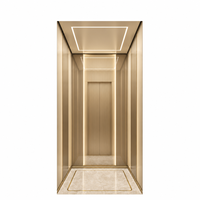 Ascenseur domestique moderne de petite taille avec sol en PVC |   S'adapte à une surface de 1 m² |   Ascenseur résidentiel pour escalier étroit, durable et sûr