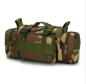 Sac de taille et bandoulière tactique multifonctionnel 3-en-1 SB14 pour le sport, le camping, la chasse et les activités de plein air, motif camouflage - Product Image 3