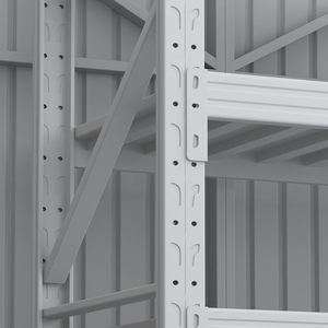 Steel Durable Foldable Powder Coated Warehouse <b>Storage</b> Rack Industrial <b>Racking</b> <b>System</b> Boltless Adjustable Shelving Factory - Product Image 4