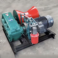 Treuil électrique à grande vitesse JK2T à double tambour, capacité 2 tonnes, pour bateaux et grues, équipement léger