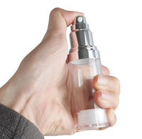Flacon Transparent pour crème cosmétique, présentoir de lotion PETG, de 15ml, 30ml ou 50ml, vente en gros, d'usine, nouveau