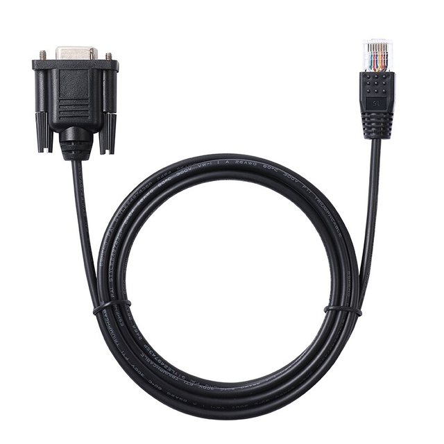 9 Pin D-sub Female to RJ45 DB9 RS232 Serial NexRemote Cable for Connecting Celestron Computerized Telescope PC Port to Computer