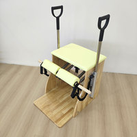 Chaise Wunda en bois Source Factory pour Pilates, garantie 5 ans, équipement de Pilates en chêne, adapté aux jeunes et aux jeunes adultes