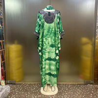 Robe Kaftan Bubu ample pour femmes musulmanes, imprimé tie-dye, strass, style africain et moyen-oriental, élégante, pour soirée ou décontractée, grande taille