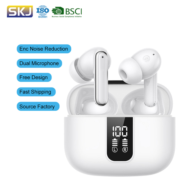 Wholesale High Quality Bluetooth Tws Earbuds Enc Noise Canceling Earphones Gaming Wireless Headphones In-Ear Sport Earbuds