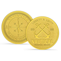 Moneda Conmemorativa Personalizada con Forma a Medida, de Aleación de Zinc, Baño de Oro y Plata, 3D, Recuerdo Coleccionable, Regalo con Logotipo Personalizado