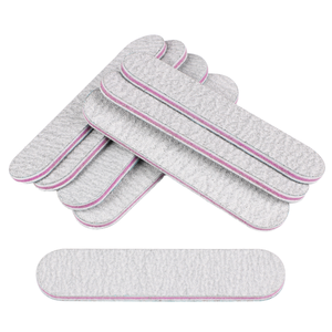 <span class=keywords><strong>Lime</strong></span> à ongles miniature grise, <span class=keywords><strong>lime</strong></span> à ongles en gel, papier de verre double face, 9*2cm, outils d'art des ongles droits, fournitures - Product Image 2