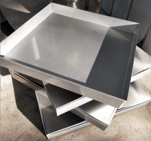 Dayanıklı güvenlik köpek sandık Pan özel <span class=keywords><strong>Metal</strong></span> yedek alüminyum tepsi çiğnemek ve Crack Proof köpek için - Product Image 6