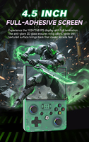 Console de jeu portable R36 Max2 avec écran IPS de 4,5 pouces, console de jeu portable, système de jeu rétro WiFi 64 Go, 4000 mAh, pour cadeau d'anniversaire