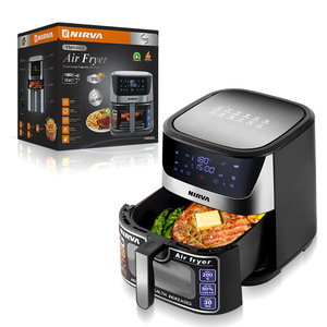 Friggitrice ad Aria Elettrica Multifunzione in Acciaio Inossidabile Trasparente di Grande Capacità con Controllo Intelligente <span class=keywords><strong>Touch</strong></span> per Esportazione Transfrontaliera - Product Image 5