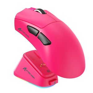 Neue ATTACK SHARK V3 PRO Ultraleichte Gaming-<span class=keywords><strong>Maus</strong></span> mit Tri-Modus, Kabellos, USB-C Kabelgebunden mit RGB Magnetischer Ladestation - Product Image 6