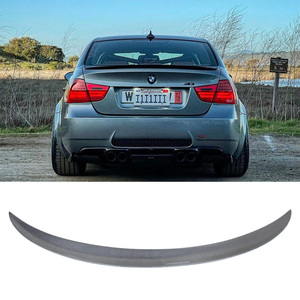 For 3 Series E90 4Door/E90 M3 P Style Carbon Fiber <b>Rear</b> <b>Spoiler</b> Trunk Wing 2004-2011 - Product Image 1