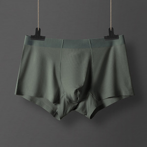 2111 Modal sotto usura da <span class=keywords><strong>uomo</strong></span> bauli metà vita <span class=keywords><strong>cotone</strong></span> cavallo traspirante glutei <span class=keywords><strong>senza</strong></span> soluzione di grandi dimensioni tinta unita <span class=keywords><strong>Boxer</strong></span> corto da <span class=keywords><strong>uomo</strong></span> - Product Image 4