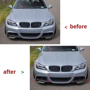 Ailerons avant de pare-chocs pour BMW Série 3 E90 E91 316i 318i 320i 330i 335i 2005-2012 pour kits carrosserie et accessoires de relooking M Sport - Product Image 2