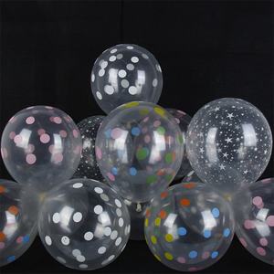 Globos de Helio Impresos de 12, 18 y 36 Pulgadas, Globos Redondos Personalizados con Número de Cumpleaños, Globos Transparentes de Látex - Product Image 1