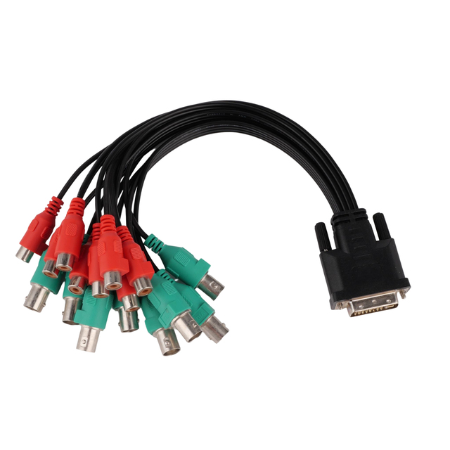 DB15 to BNC Coaxial Optical Fiber USB Video Data Acquisition Cable for Monitor DVD Player Microphone Speaker with PVC Jacket