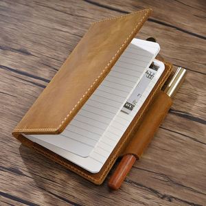 Real Leather Embossed Promotional Notebook Cover Travel <b>Journal</b> Diary Original Handmade Modern in Stock Portable - Product Image 1