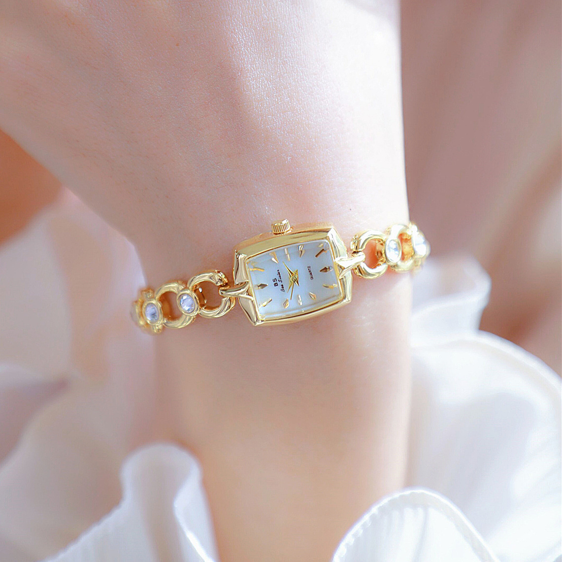 BS FA1706 New Diamond Luxury INS Hot-Selling Watch Woman Jewelry Gift Fashion Wristwatch Light Diamond Bracelet Jewelry