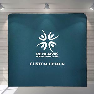 Light Weight Tension Fabric Pop up Display for Trade Show Tension Fabric Trade Show Custom Display Photography <b>Backdrop</b> <b>Stand</b> - Product Image 1