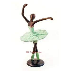 Iç mekan ev dekorasyonu dans kız bronz heykel yüksek kaliteli soyut kadın metal heykeli