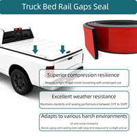 Joint d'étanchéité pour capot de camion - Bande d'étanchéité en caoutchouc EPDM avec adhésif (2 po de largeur x 0,25 po de hauteur x 25 pi de longueur) |   Joint d'étanchéité pour coque de camping-car/auvent/ hayon