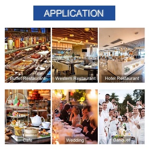 Équipement de <span class=keywords><strong>restaurant</strong></span> XINGPAI Dubaï, station de buffet moderne personnalisée, table de buffet élévatrice pour la restauration hôtelière avec différentes hauteurs - Product Image 6