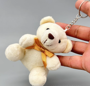 Bán Buôn Nhỏ Gấu Bông Bow Tie Đồ Chơi Sang Trọng Lễ Kỷ Niệm Đám Cưới Mặt Dây Chuyền Căng Thẳng Cứu Trợ Búp Bê Claw Máy PP Bông Rửa Sạch - Product Image 6