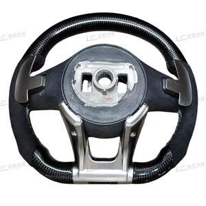 Volant en fibre de carbone personnalisé avec écran LED pour Mercedes Benz C63 W213 C43 A45 G63 <span class=keywords><strong>AMG</strong></span> Style sport racing Garantie 1 an - Product Image 6