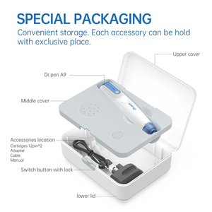 Newest Micro Needling <strong>Dr</strong> Pen A9 Microneedling Derma Pen 12 Pins <strong>Dr</strong>.pen A9 <strong>Dermapen</strong> Professional - Product Image 4