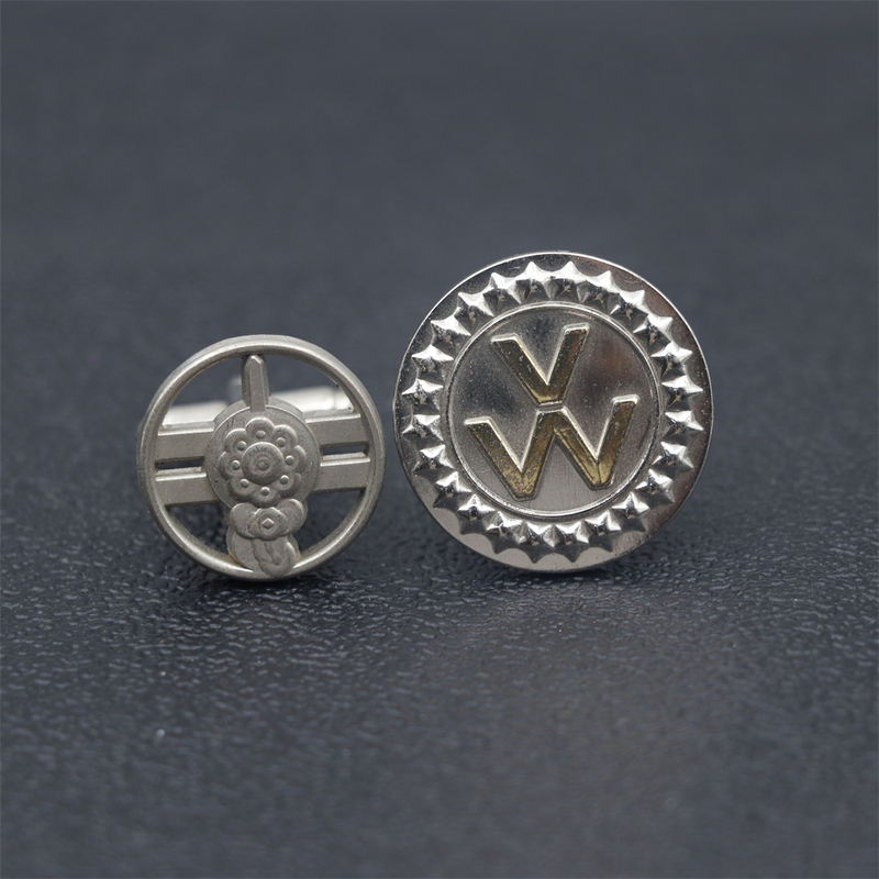Wholesale Personalized Cufflink Zinc Alloy 3d