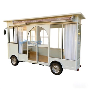 Carrito de Comida Móvil Personalizable para Exteriores, Carrito de Venta de Café, Helados, Hot Dogs, Comida China y BBQ - Product Image 1