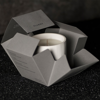 Mescente luxe logo personnalisé et emballage noël bougies parfumées coffret cadeau avec boîte