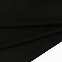 FEICHI arabe polyester japon noir abaya tissu fabricant nada tissu mousseline abaya tissu