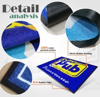 Tapis imprimé antidérapant pour l'extérieur, Logo