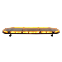 Barre lumineuse d'avertissement d'ambulance personnalisable de 45 pouces barre lumineuse stroboscopique d'urgence pour camion d'ingénieur, voiture de patrouille, ambulance