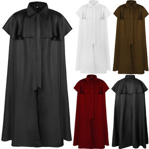 Multiple Styles Moine Médiéval Halloween Costume Frère Renaissance Prêtre Robe <span class=keywords><strong>Star</strong></span> -<span class=keywords><strong>Wars</strong></span> Mort Moine Médiéval Cape à Capuche - Product Image 4