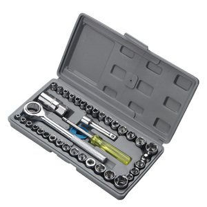 Juego de llaves de trinquete, herramienta de mano, destornillador combinado de acero de alta calidad de <span class=keywords><strong>40</strong></span> piezas - Product Image 6