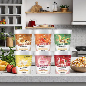 कार्यालय के कर्मचारी मशरूम और चिकन स्वाद 40 ग्राम ओटमील का कप उच्च प्रोटीन पौष्टिक अनाज चावल मुक्त पोराज खा सकते हैं। - Product Image 4