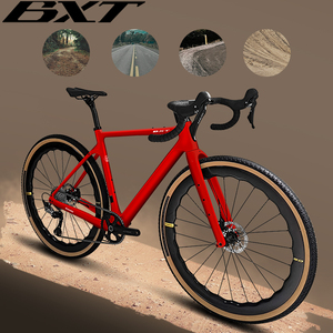 Bicicleta de Gravel BXT T1000 de Fibra de Carbono, Precio de Fábrica, Frenos de Disco, Súper Ligera, 700*40C, Cableado Interno Completo, BXT-Gravel-135 T700 Carbon - Product Image 6
