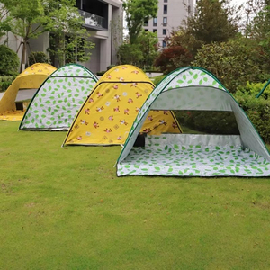 Carpa de Playa para Niños Tupi Auto Pop, Diseño de Astronauta de Dibujos Animados, Protección UV, Refugio Solar Impermeable, Portátil, para Jugar al Aire Libre, Picnic, Camping - Product Image 4
