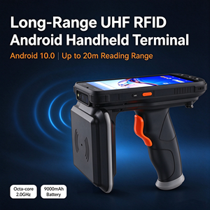 เครื่องอ่าน RFID UHF อุตสาหกรรมแบบพกพา VANCH ระบบแอนดรอยด์ ระยะ 20 เมตร อ่านได้ 200 แท็ก/วินาที ใช้ชิป Impinj E710 พร้อมเครื่องสแกนบาร์โค้ด 2 มิติ  แบบ PDA - Product Image 1
