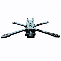 Longsky Tough 5 Inch Carbon Fiber FPV Frame with Thick Arms for Impact Resistance Lightweight High Rigidity-FPV Freestyle Racing