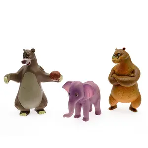 Dihua toptan orman hayvan figürleri plastik PVC özel oyuncaklar çocuklar için vahşi hayvan aksiyon figürü oyuncakları