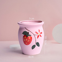Pot en céramique rose créatif, pot à succulentes, vase personnalisé pour bureau, décoration de la maison, décoration de salon, directement de l'usine