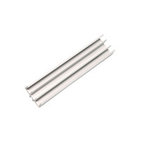 Perfil de UPVC, Riel Deslizante de Extrusión de Plástico con Bisel de PVC, Ecológico, Duradero y de Funcionamiento Suave