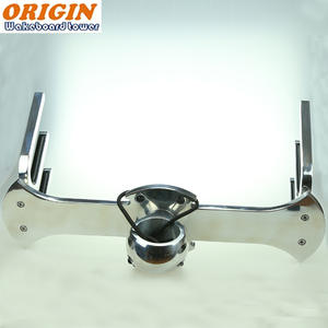 Toboggan aquatique en aluminium poli en forme de batte avec supports en PVC pour yachts et navires domestiques Stockage OWT-SKII - Product Image 3