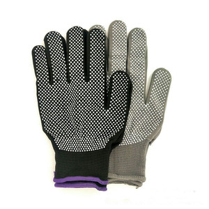 Guantes de trabajo, guantes de nailon con puntos antideslizantes, guantes para hombre a prueba de polvo, transpirables, antideslizantes, finos y resistentes al desgaste para principios de verano - Product Image 1