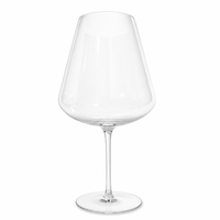 Verre à vin rouge en verre sodocalcique 450 ml, moderne, à bord fin et incliné, sans plomb, logo personnalisé, OEM, vente en gros, directement de l'usine, pour bars et restaurants