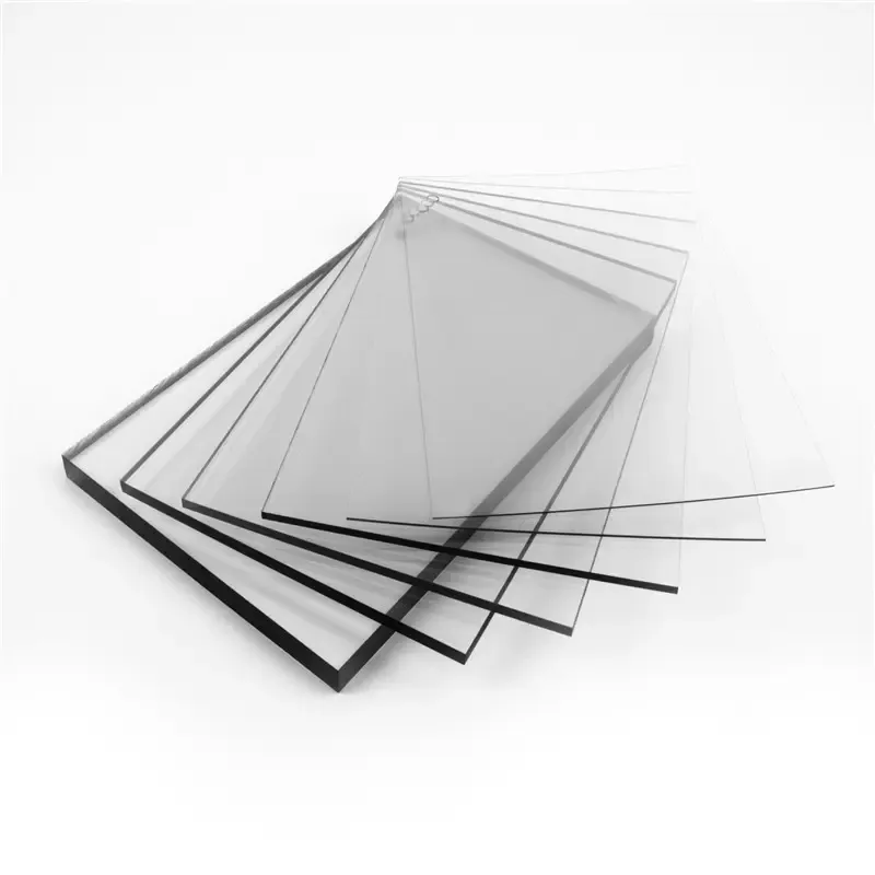 Placa de folha rígida plástica transparente do PVC da espessura alta da transparência 5mm para o painel